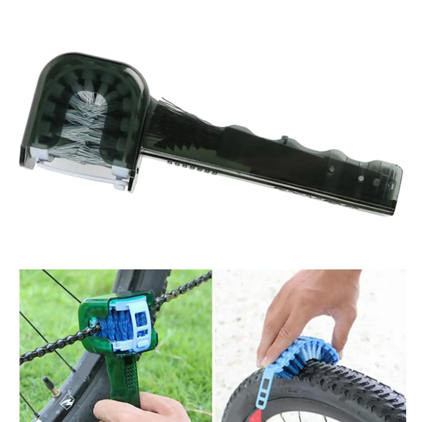Motorcycle Chain Cleaner Plastic Bike Bicycle Moto Brush Cycling Clean Chain Cleaner Outdoor Scrubber Tool