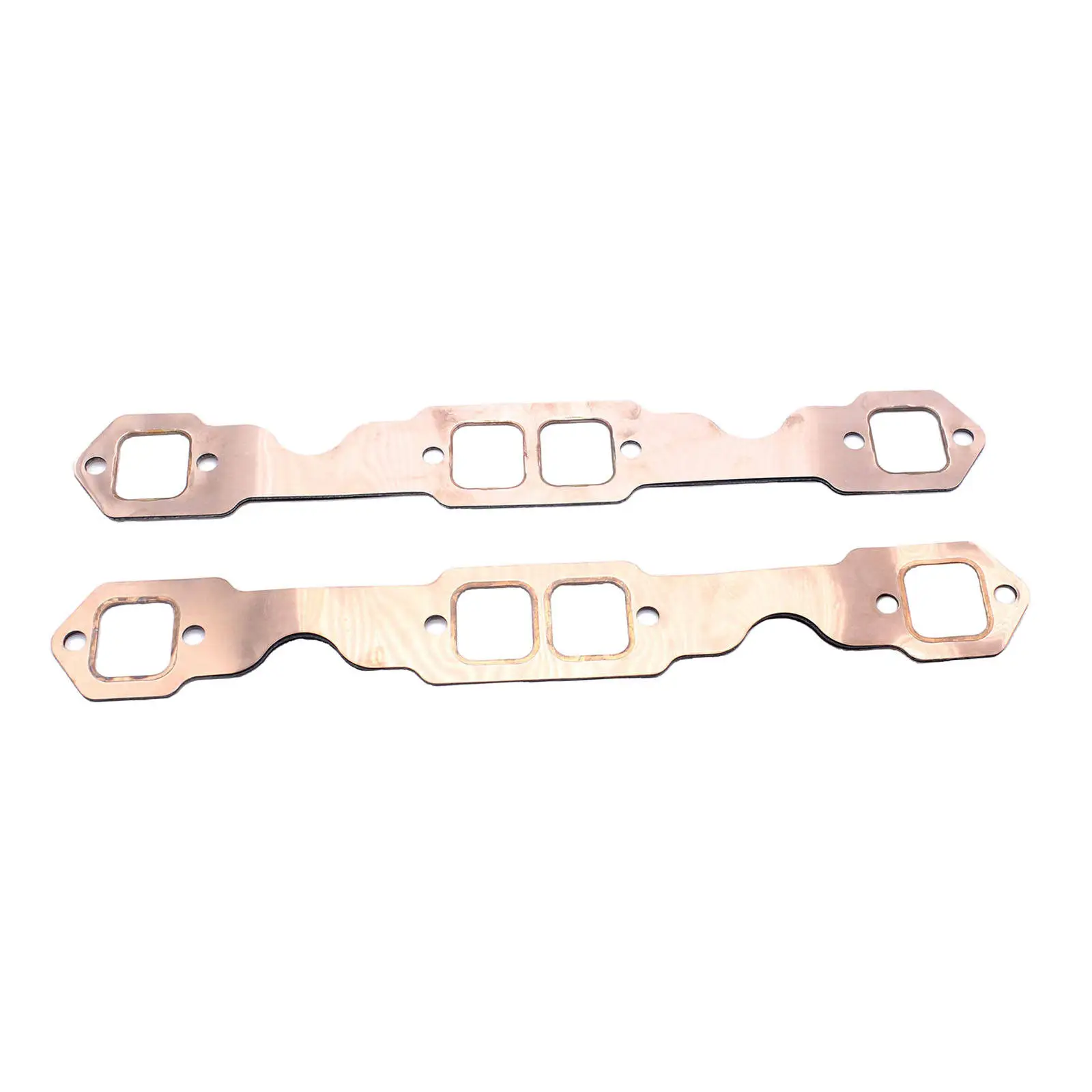 2pcs SBC Copper Header Exhaust Gasket Seal For Chevy SB 327 305 350 383 Exhaust Manifold Gasket Set