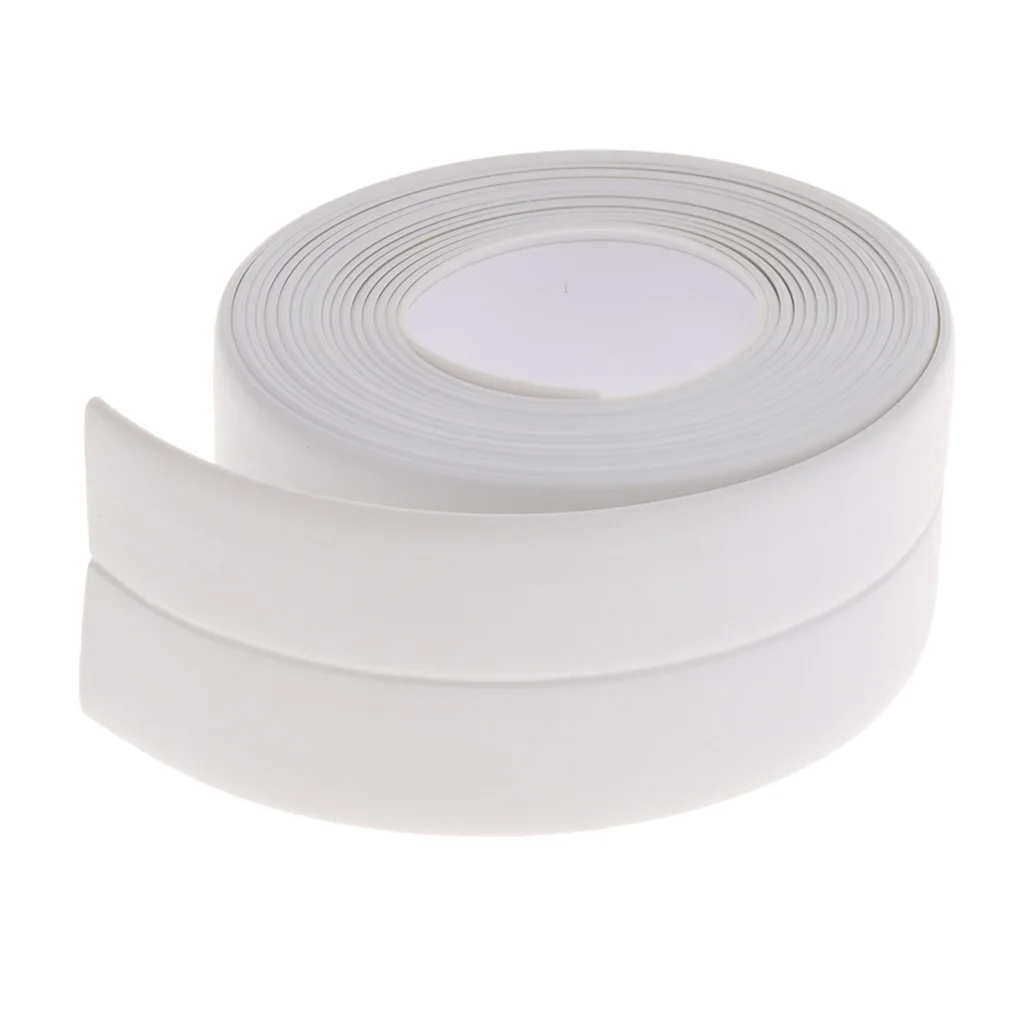 3.2Mx38mm Kitchen Bathroom Waterproof Mold Proof PE Wall / Seam Sealing Tape,  Strong Stickiness Durable
