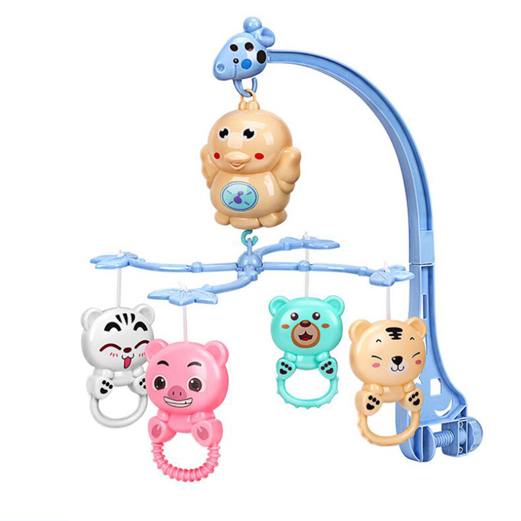 Musical Baby Mobile for Crib with Animal Toys Set, Unassembled Kit