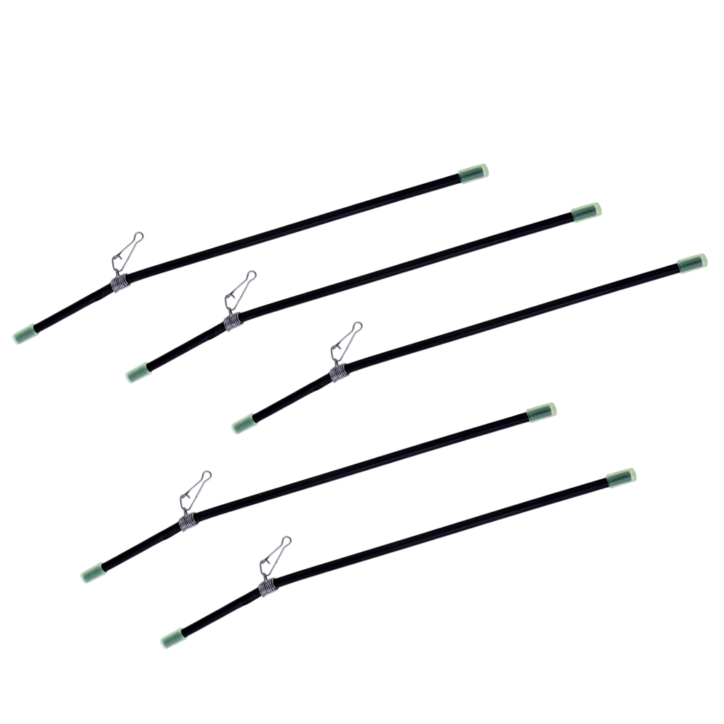 5 PCS Anti Feeder Leger Booms with Snap Link sea Fishing 15/20/22cm Fishing Tools keeping the Lure Away From The Weights