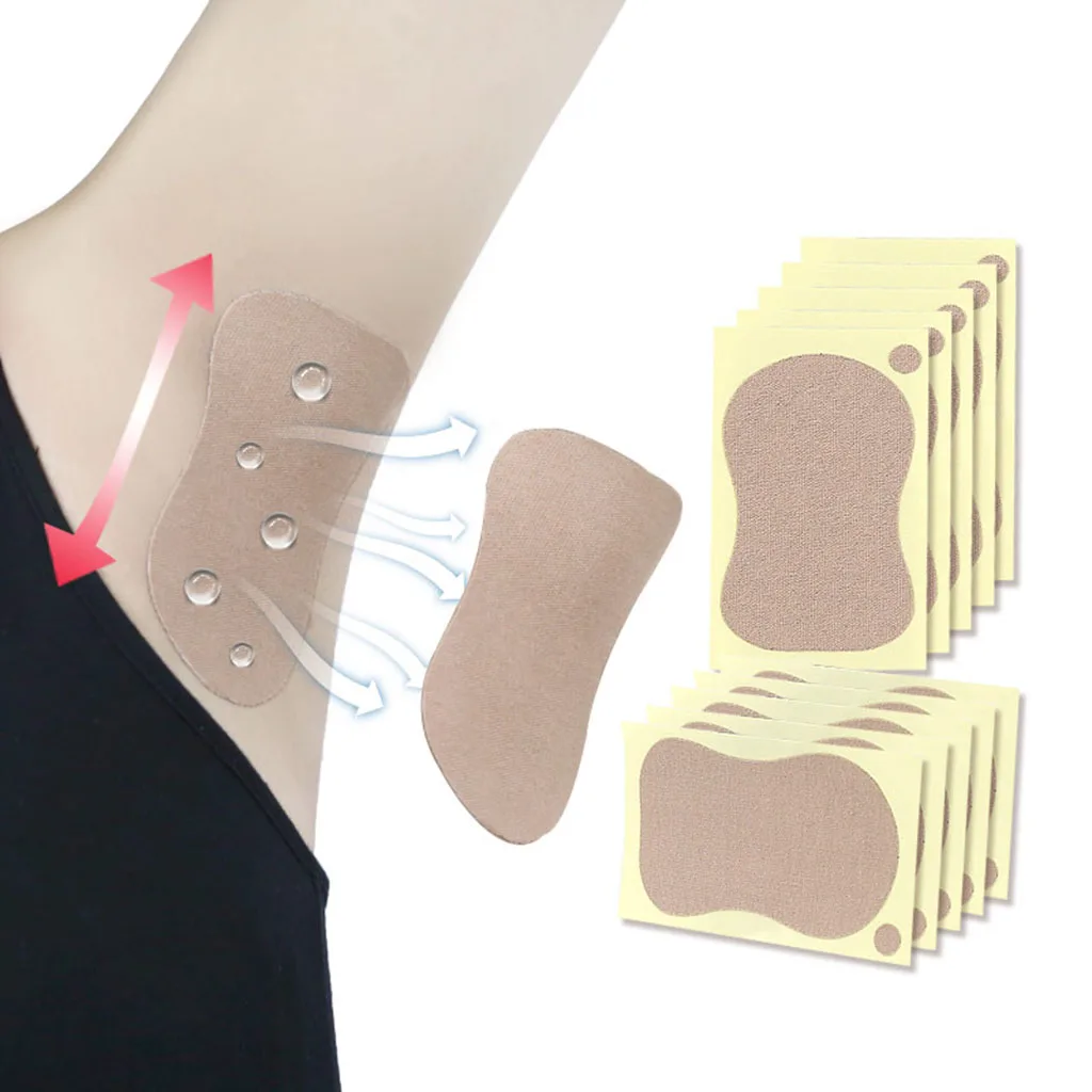 5x Foot Underarm Sweat Pads Absorbent Dress  Armpit Guard Non Visible Armpit Sweat Absorbing Guards Dress Sweat Perspiration Pad