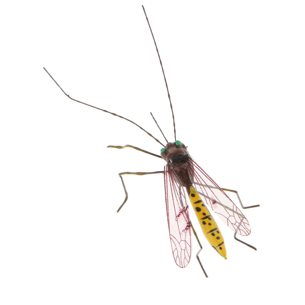 Artificial Mosquito Vivid Floating Hunting Handcraft Insect Ornament Indoor Outdoor Garden Decor Toys Mosquito Decor