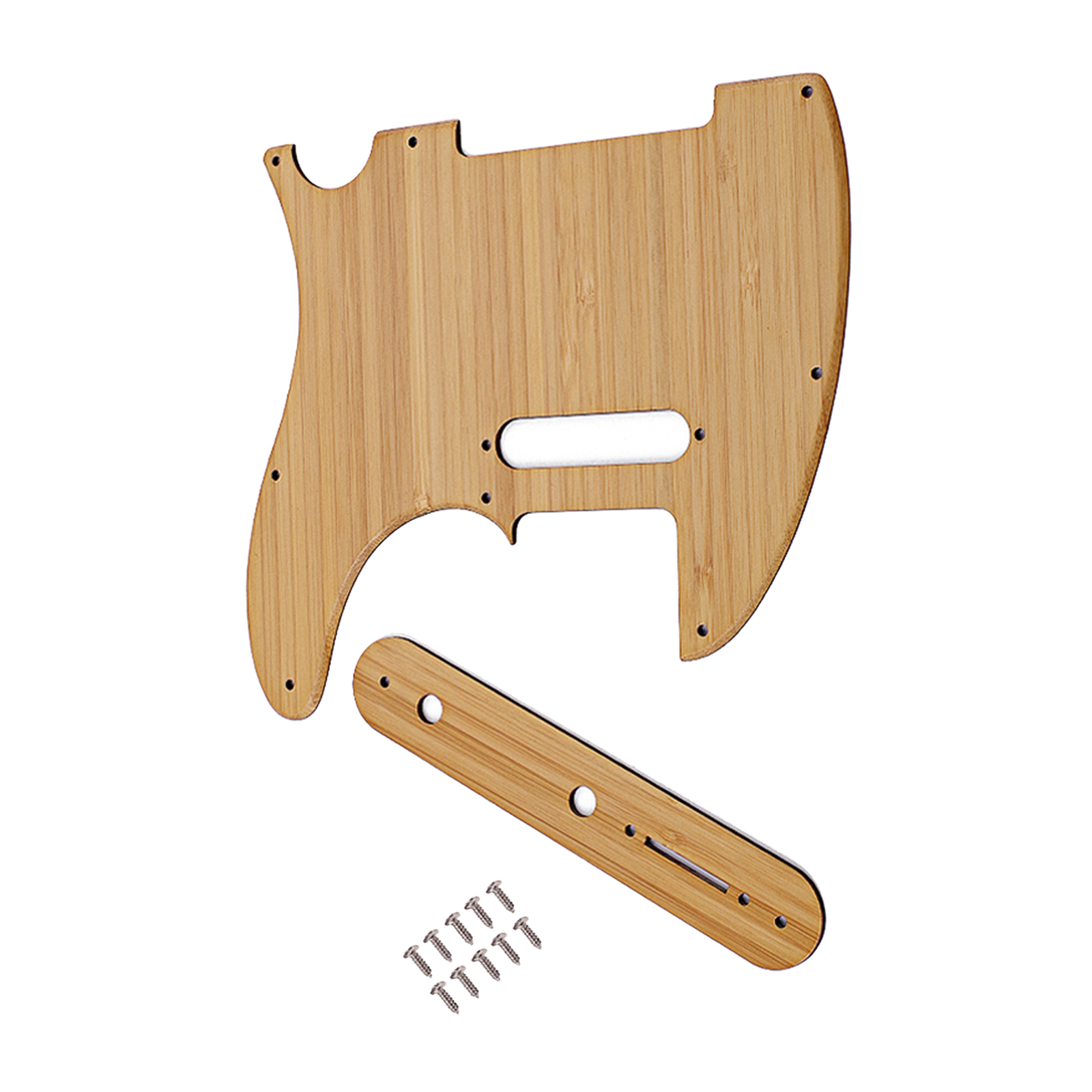 Bamboo Pickguard Back Plate for TL Electric Guitar Instrument DIY Luthier