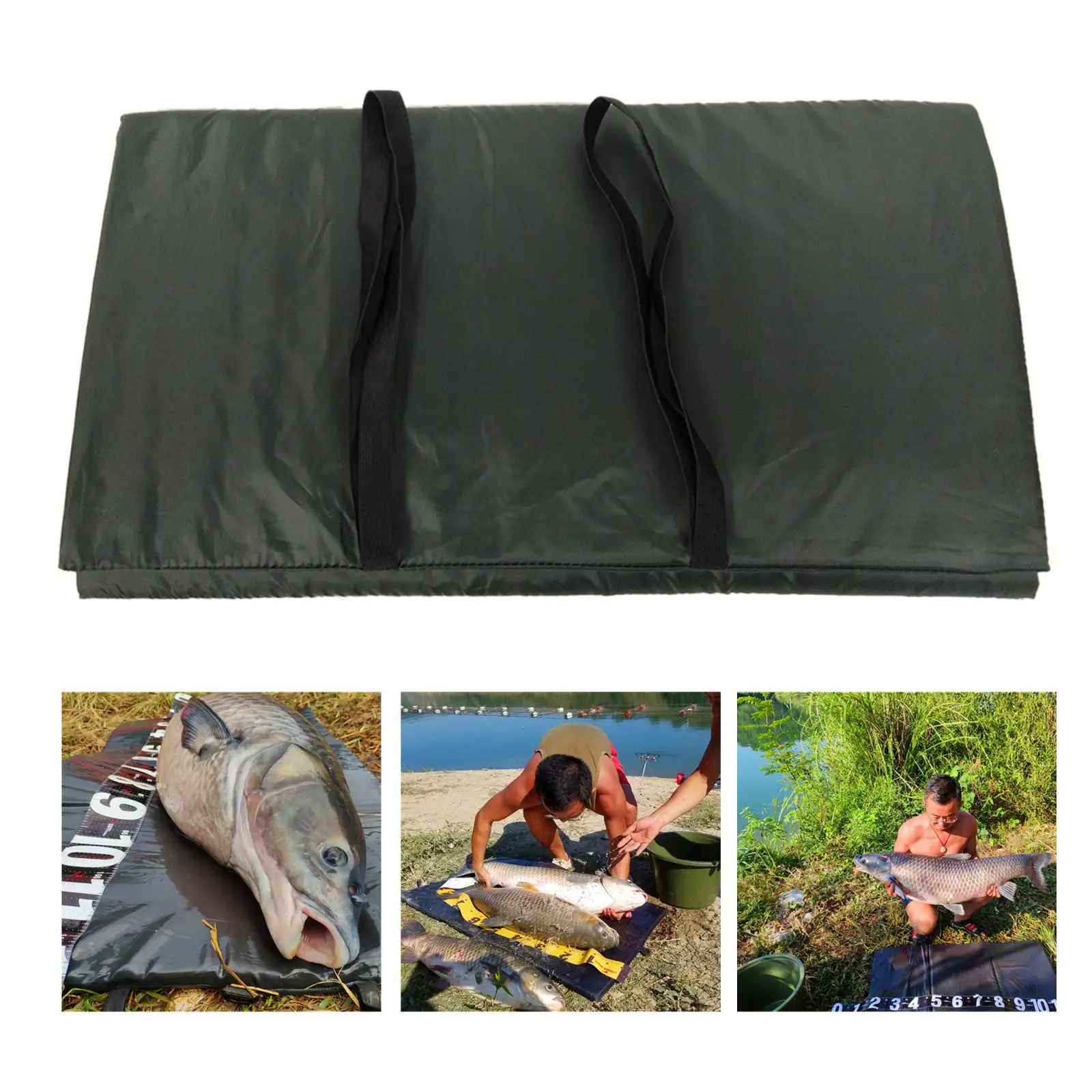 Compact Foldable Unhooking Mat Beanie Mat Fold Over Straps Pad 