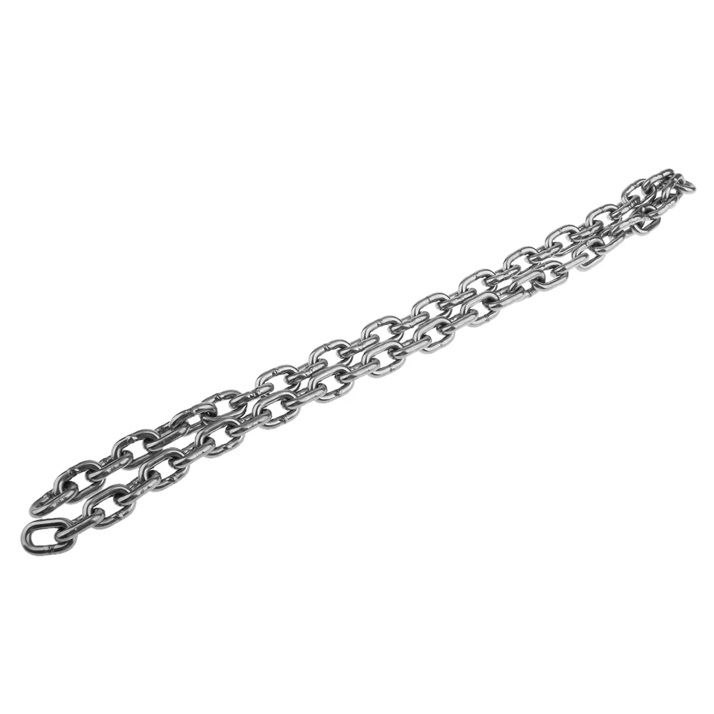 6mm 8mm Link Size Stainless Steel Anchor Chain By 950MM Long For Marine Boats