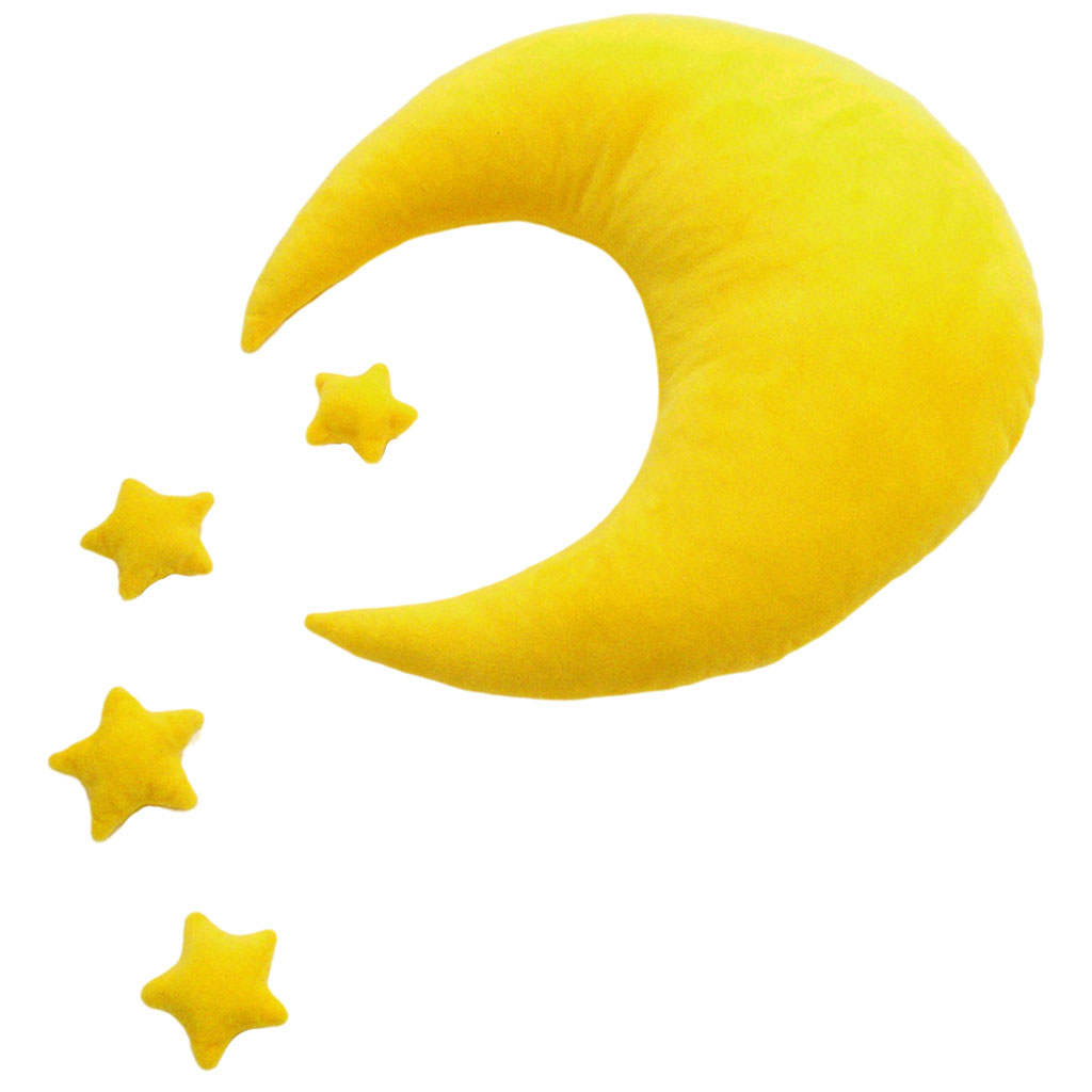 Newborn Photography Prop Moon Pillow Stars Set moon Pillow for Infants Girls