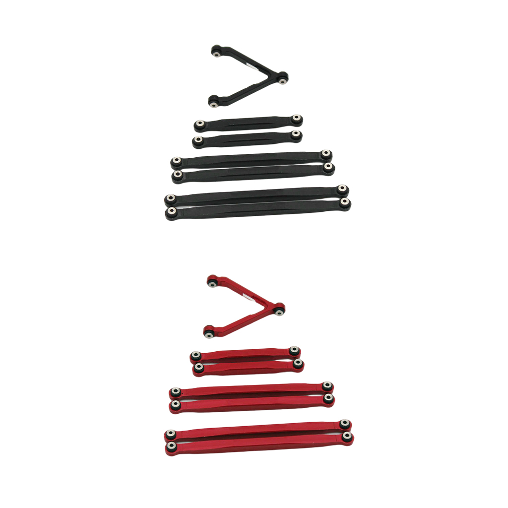 7x RC Aluminum Link Set for Axial SCX24 AXI90081 Model Crawler Buggy Car Upgrade Parts