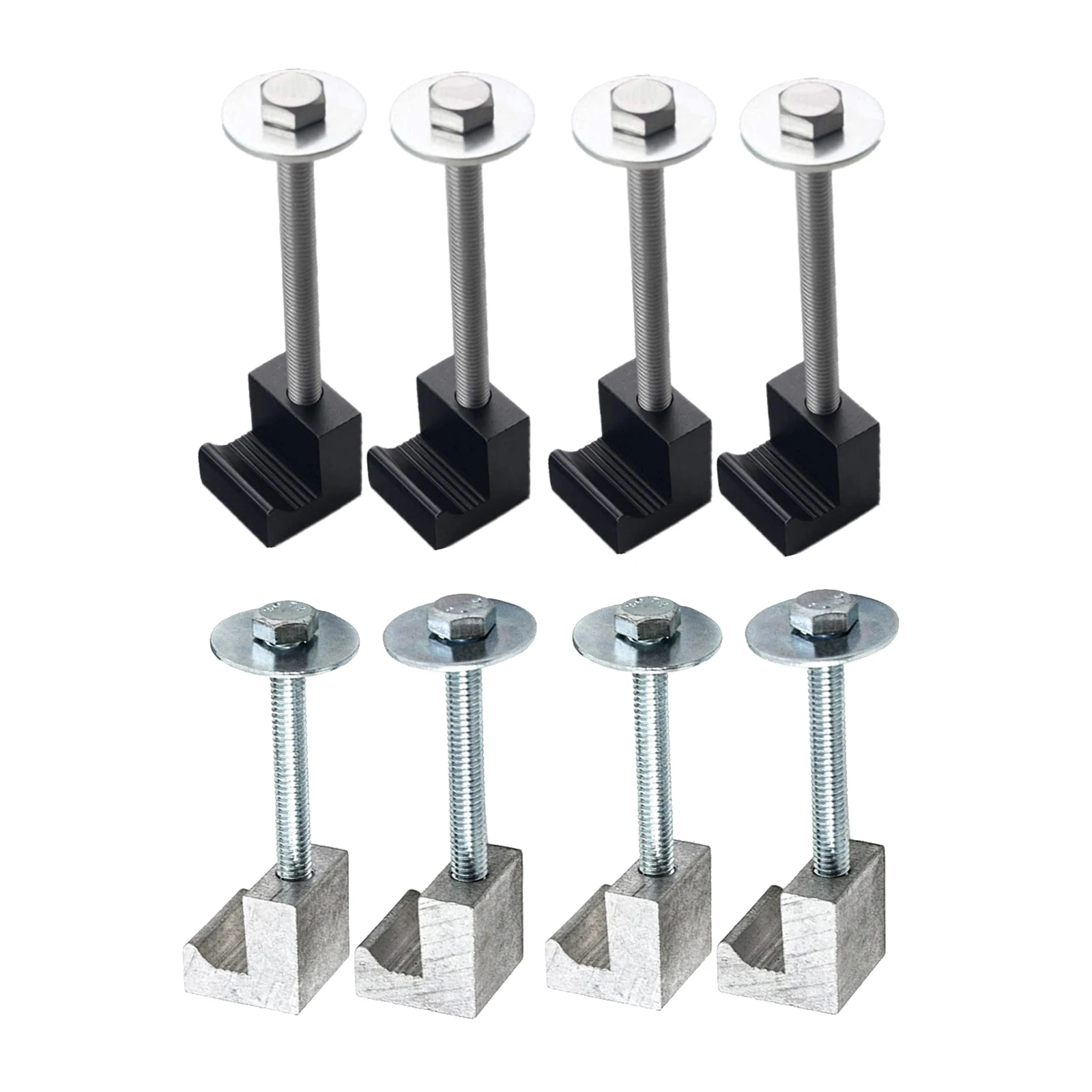 4x Truck Tool Box Mounting Clamps Upgraded Aluminum Tie Downs Universal Fit