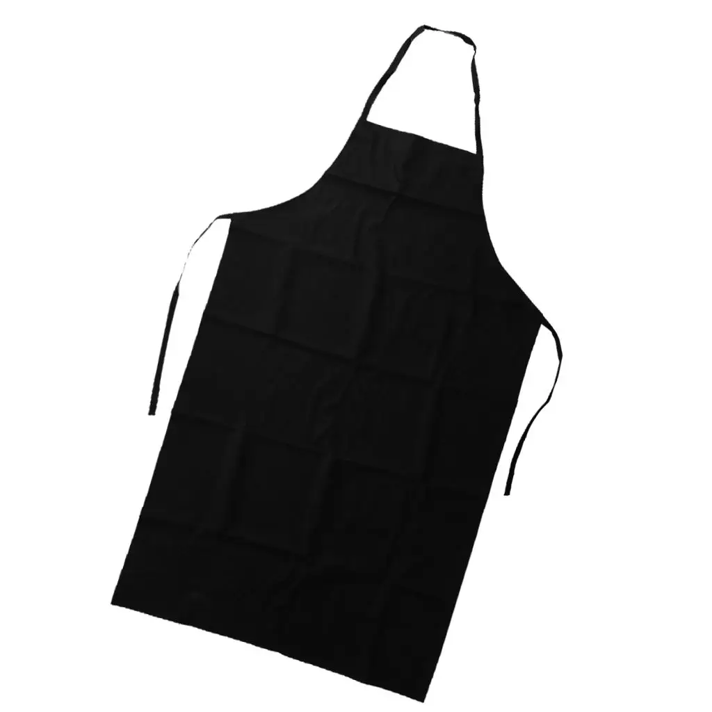 Waterproof Long Kitchen Apron Oilproof Anti Dirt Working Aprons, Made of thickened PU leather fabric, strong and sturdy