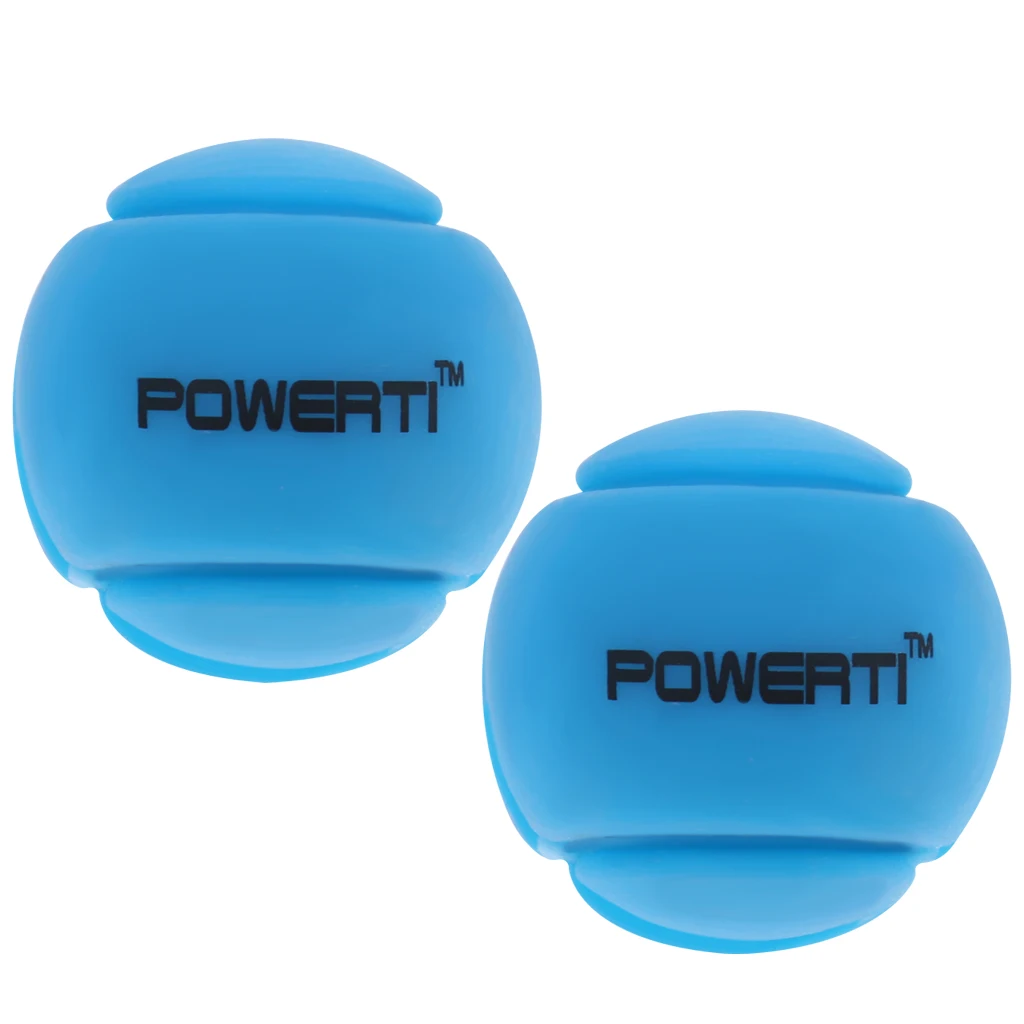 Shockproof 2-Piece Silicone Ball Vibration Dampers for Tennis / Squash Rackets