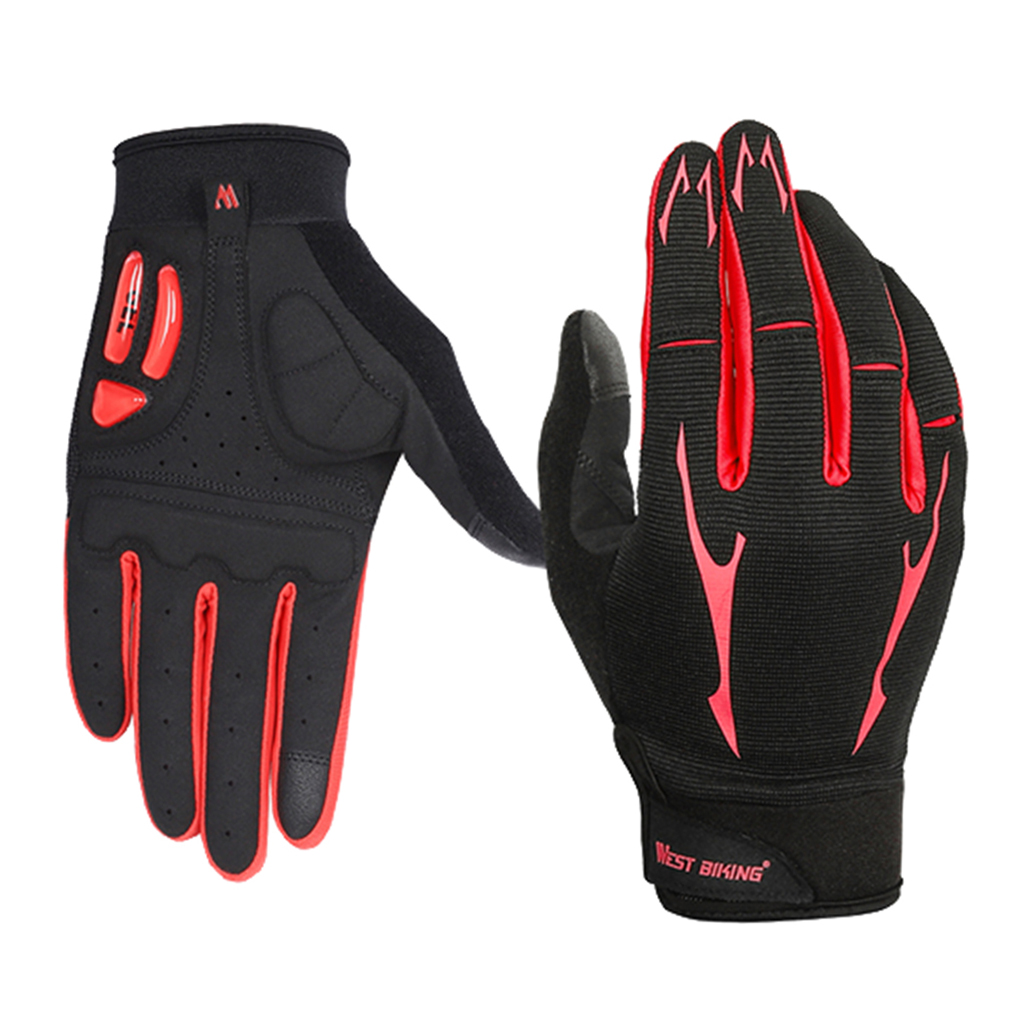 West Biking Gel Padded Cycling Gloves 