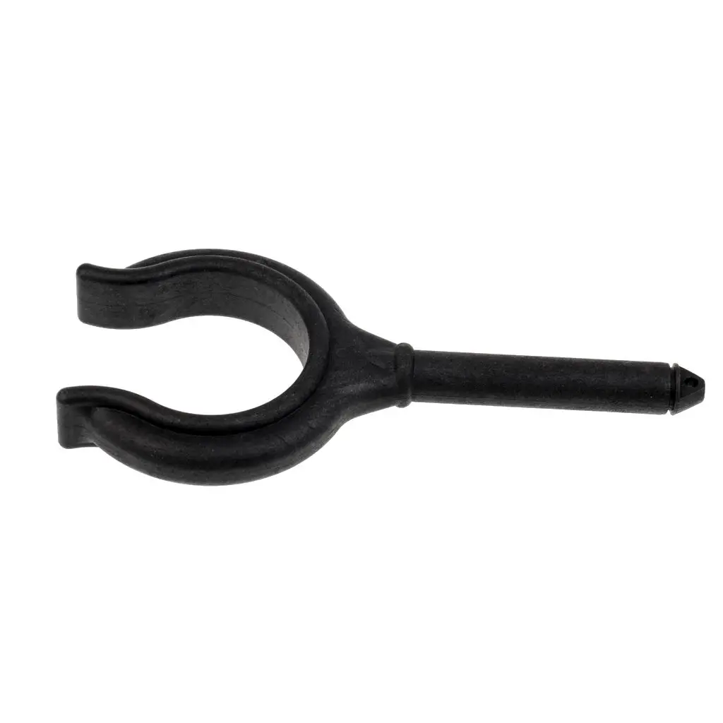 2 Pieces Black Nylon Marine Boat Dinghy Oar Lock Rowlock Horn Side Mount for Fishing Boat Dinghy Rafting Accessories