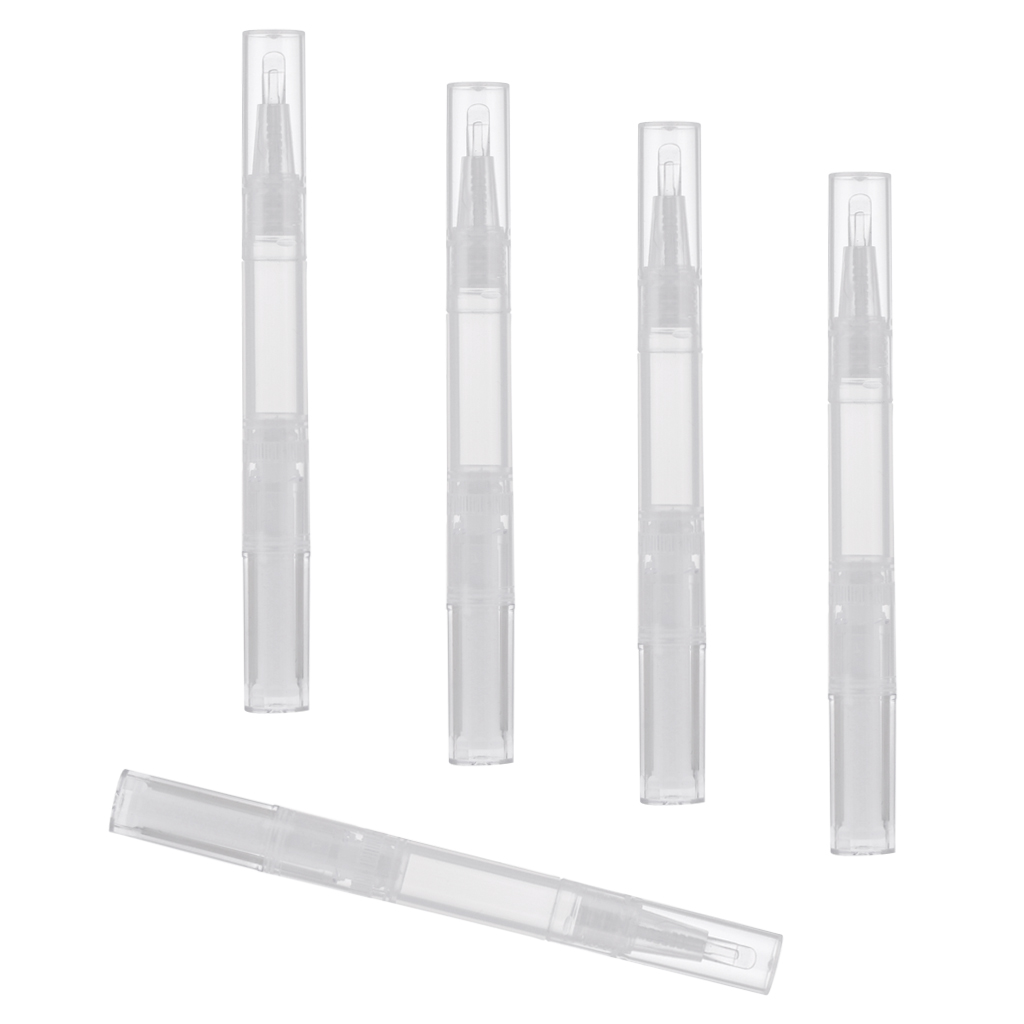 5x3ml Empty Twist Pen Cosmetic Container Lip Gloss Cream Tubes Makeup DIY