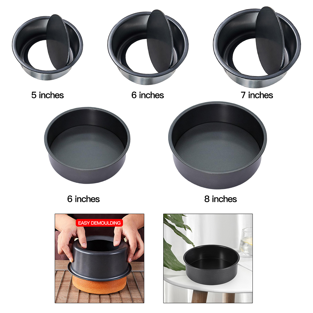 Removable Bottom Aluminum Alloy Chocolate Cake Pan Tin Baking Mold Mould