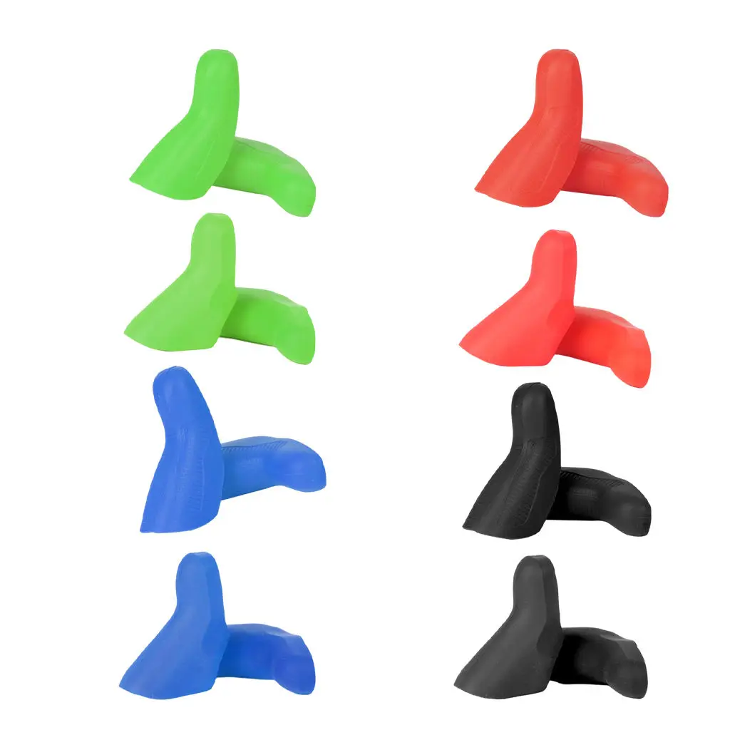 Bike Brake Handle Covers Silicone Protection Accessory Universal 2 Pieces for Mountain Road Bike MTB Road Bike