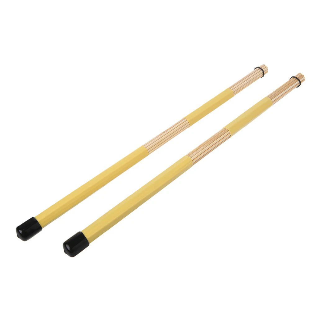 40cm Jazz Rod Drum Brush Drum Sticks Drumsticks Set Percussion Instrument Parts 4 Colors