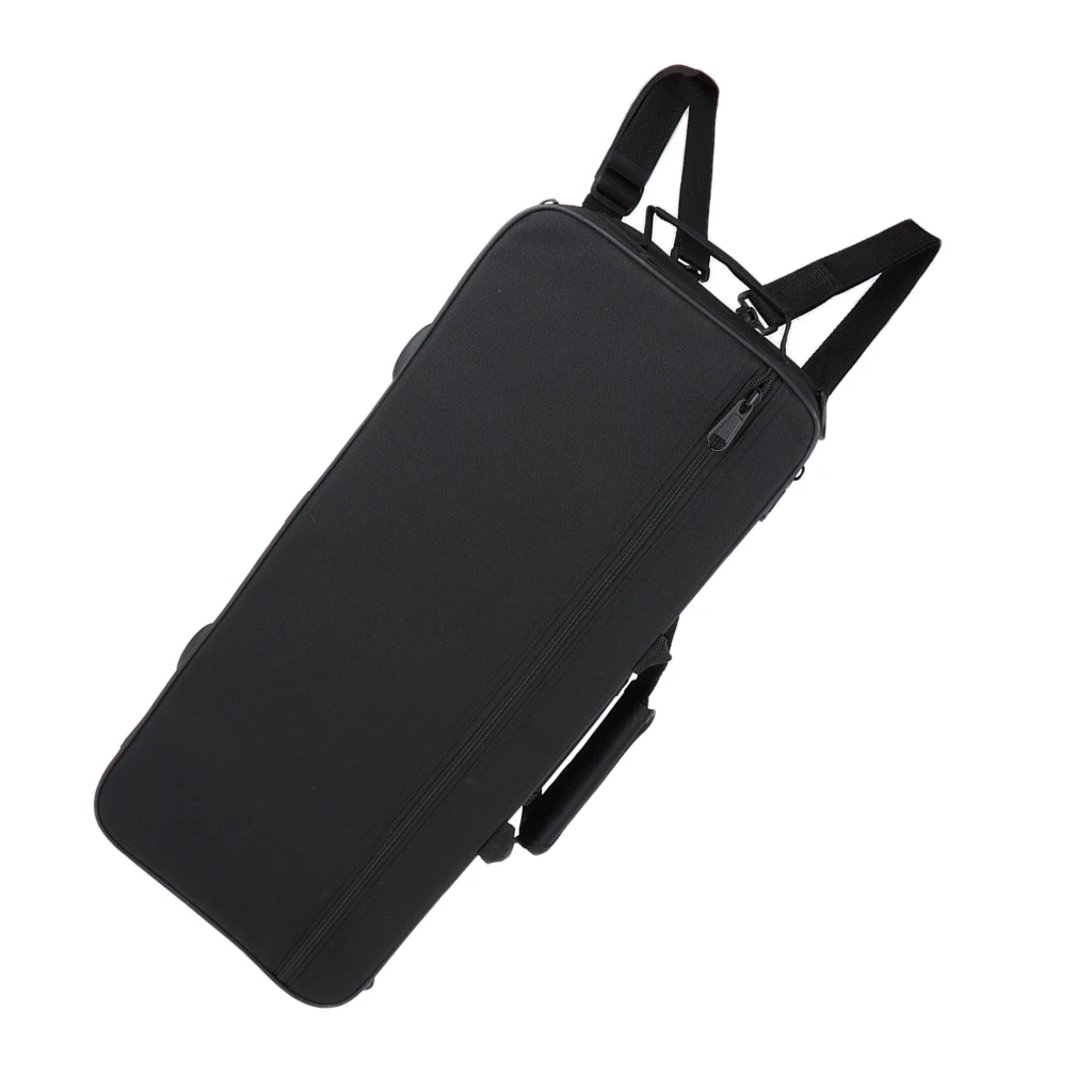 Portable Musical Trumpet Hard Case Big Bag Black for Trumpeter