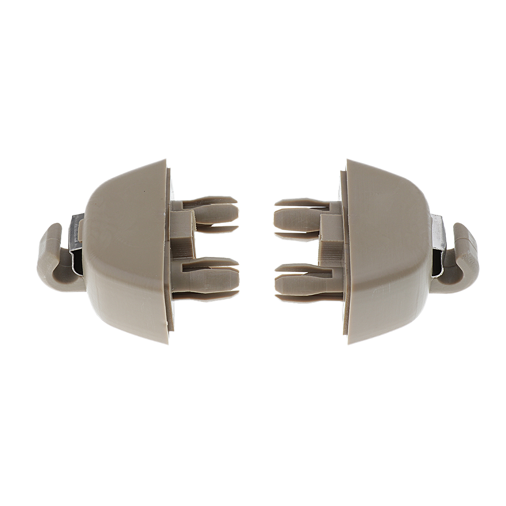 2pcs Inner Sun Visor Hook Clips for Audi A6 C6 05-13 for VW Passat Polo for SKODA Stable Characteristics Sun Visor Clip Hanger