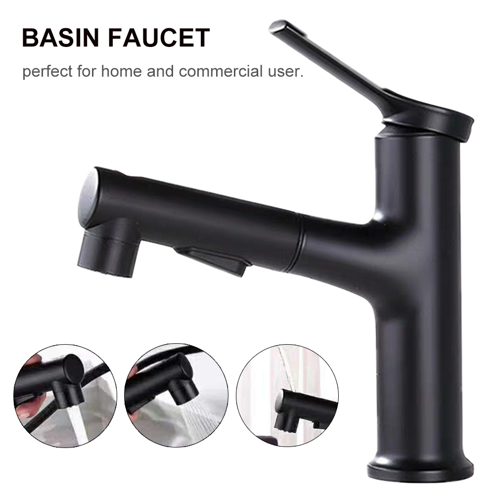 2021 Spray Basin Faucet Brass Single Handle Hotel Pull Out ...