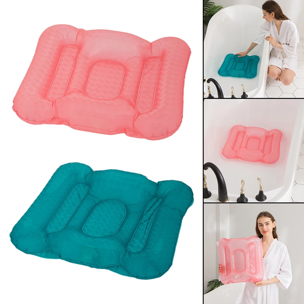  Spa Booster Seat Soft Comfly Water Air Inflatable PVC Hot Tub Mat for Adults Kids