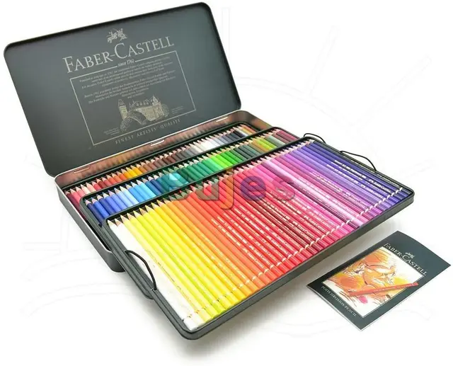 Faber-Castell Premium Quality Polychromos Colored Pencils 12 24 36 60 120  Tin Gift Set, Coloring Illustration Painting Artwork - AliExpress