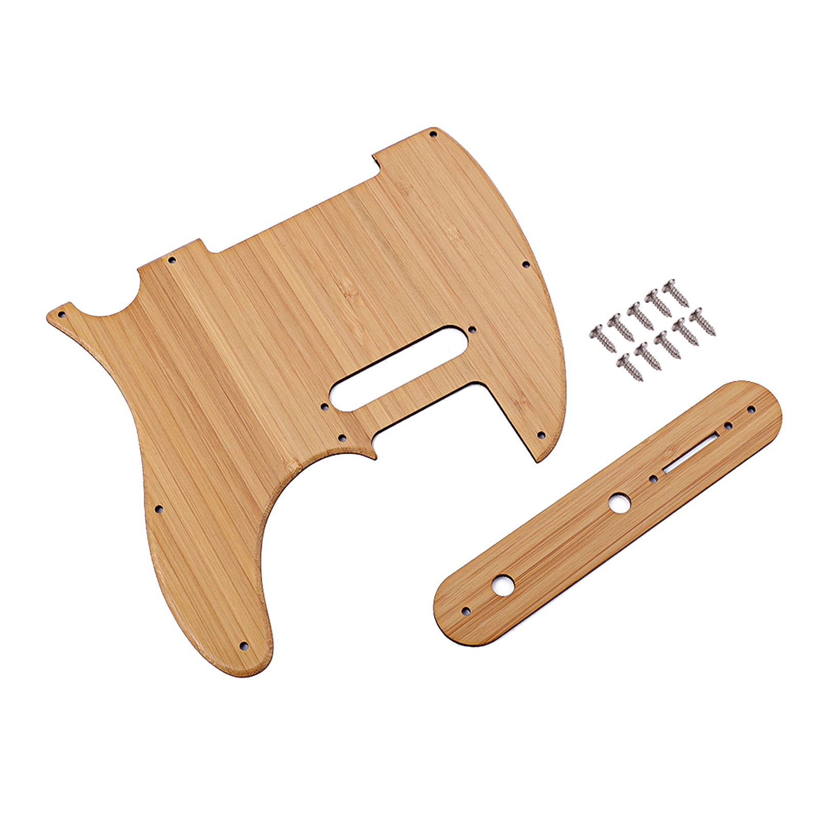 Bamboo Pickguard Back Plate for TL Electric Guitar Instrument DIY Luthier