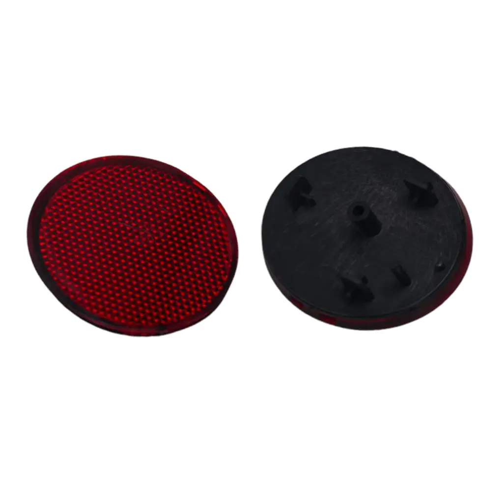 2 Packs Red Rear Round Bumper Reflective Strips for   2007-2015