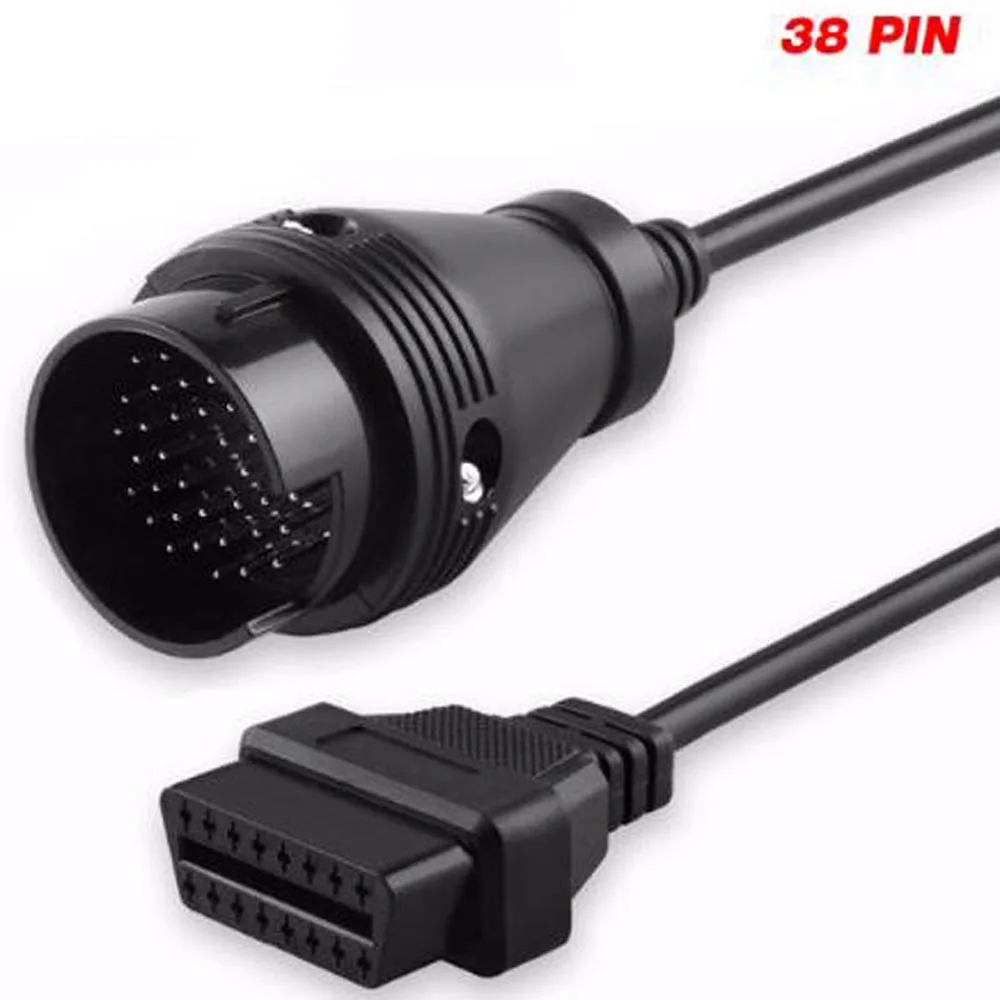 38 Pin OBD2 Scanner Adapter Connector Truck Cable Diagnostic for IVECO 