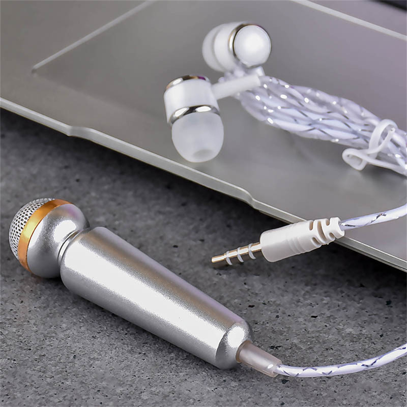 Title 7, Handheld Mini Microphone Portable 3.5mm Condens...