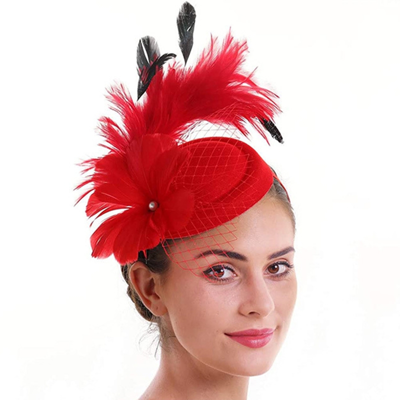 coral fascinator amazon