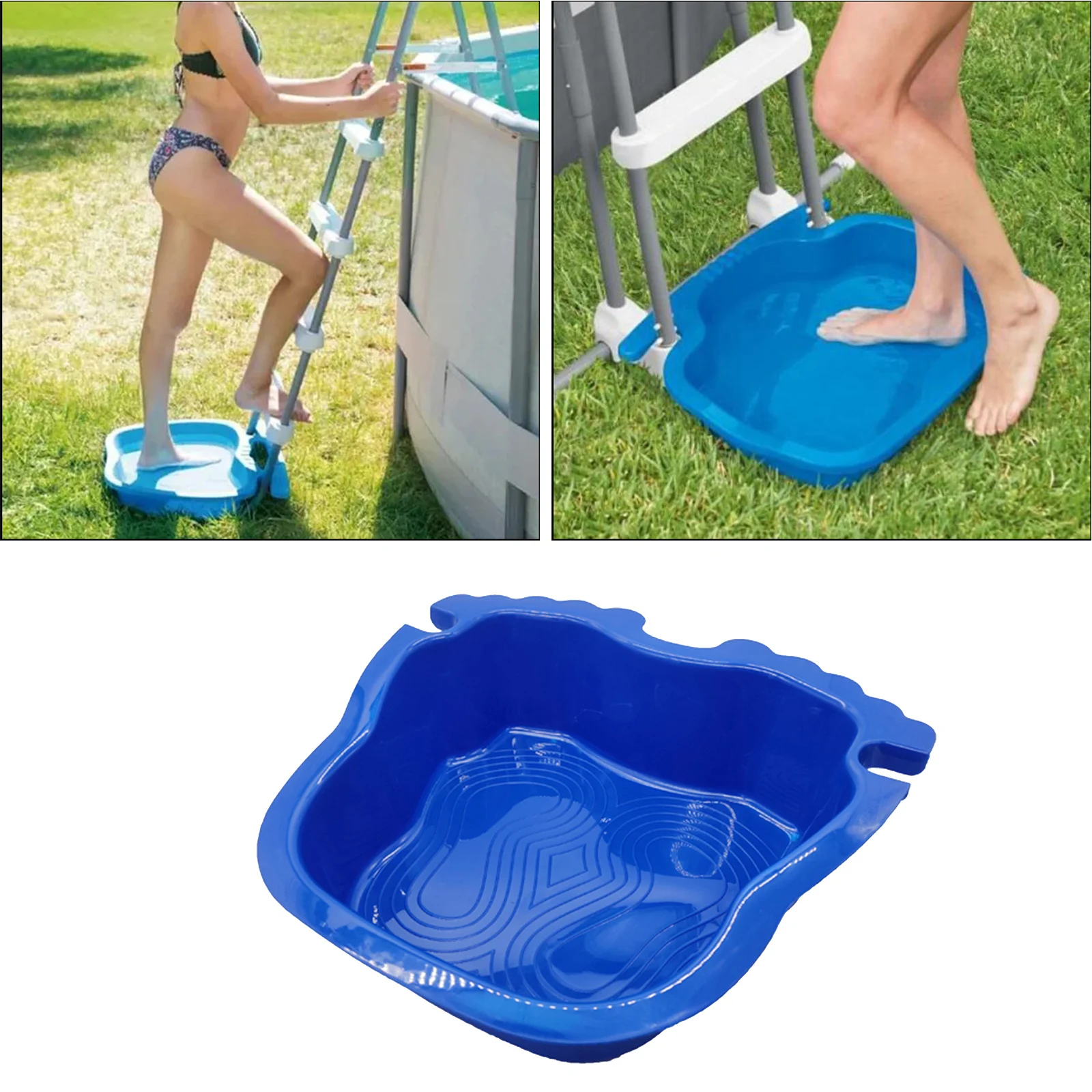 Pool Foot Bath Tray Swimming Pool Spa Pool Foot Bath Tray Foot Soaking Bath Basin for In Ground and Above Ground Pools and Spas