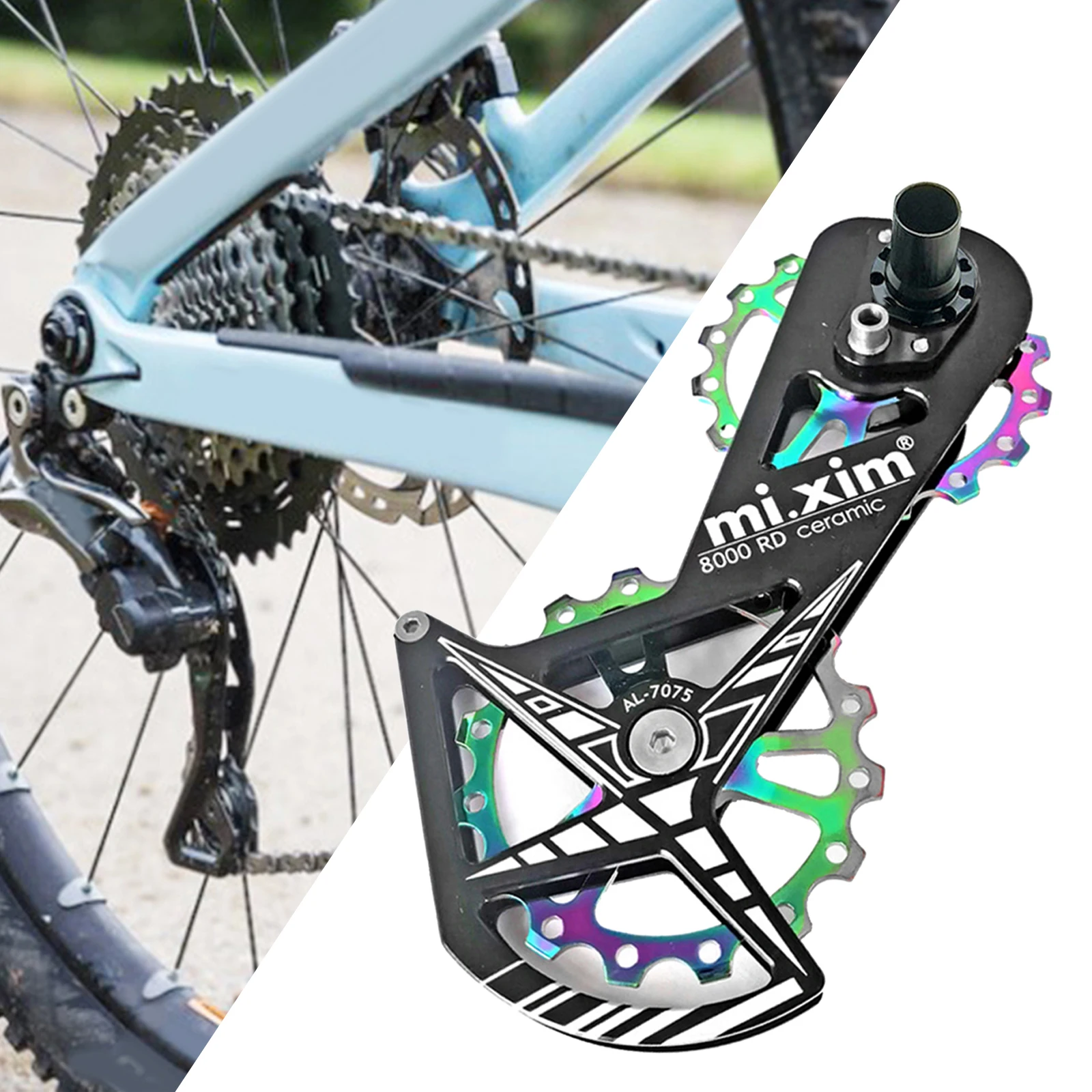 Ultralight Bike Rear Derailleur Pulley Cage Guide Transmission Gear 16T