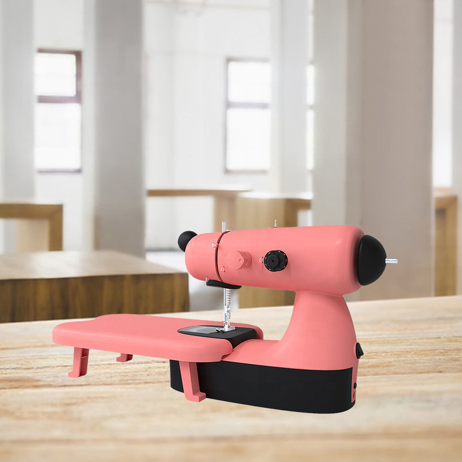 Mini Hand Portable Electric Handheld Sewing Machine Tailor Handy Stitch Set Household Fabric Handheld Sewing Tool