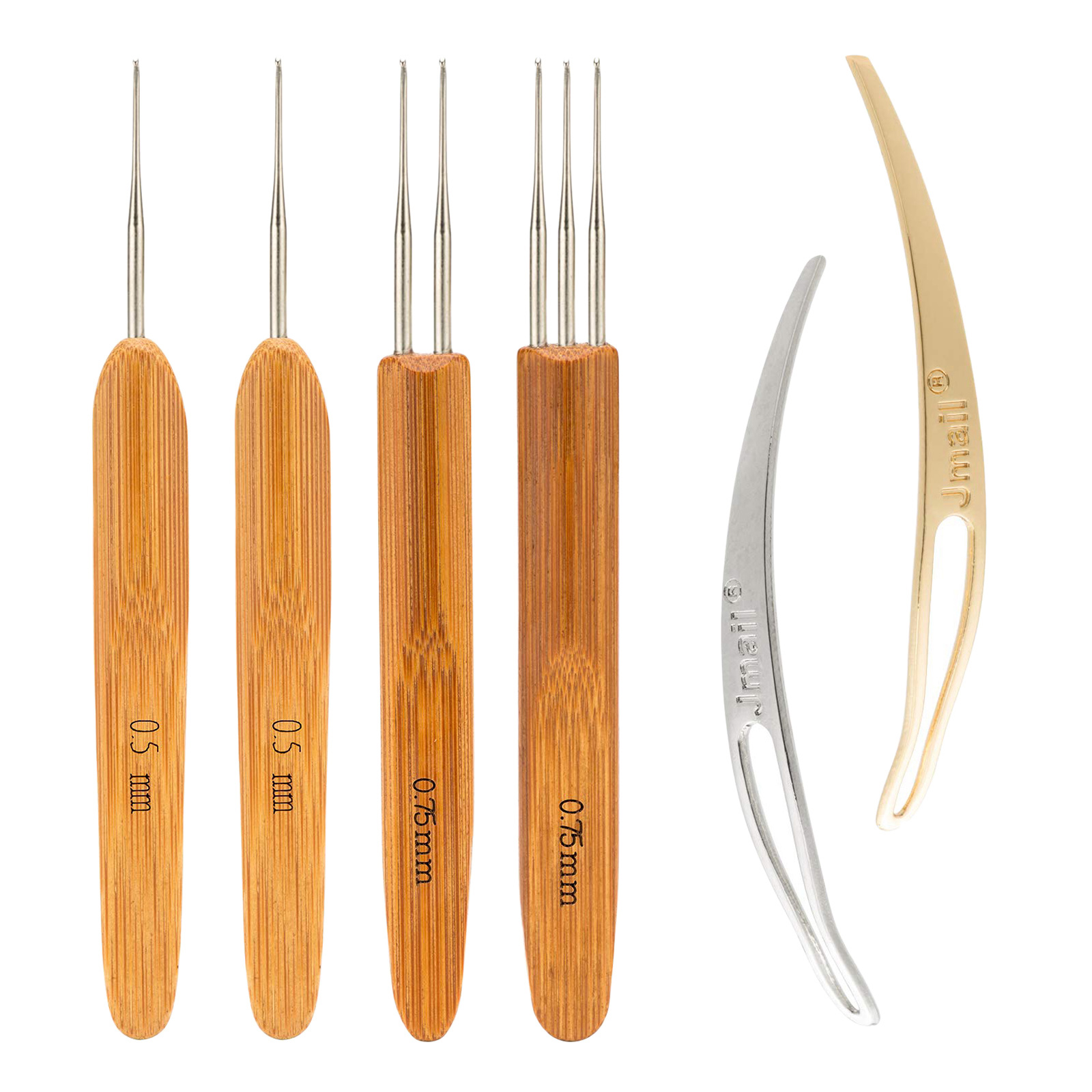 7Pack Dreadlocks Interlocking Tool Dreadlock Crochet Hook Needle