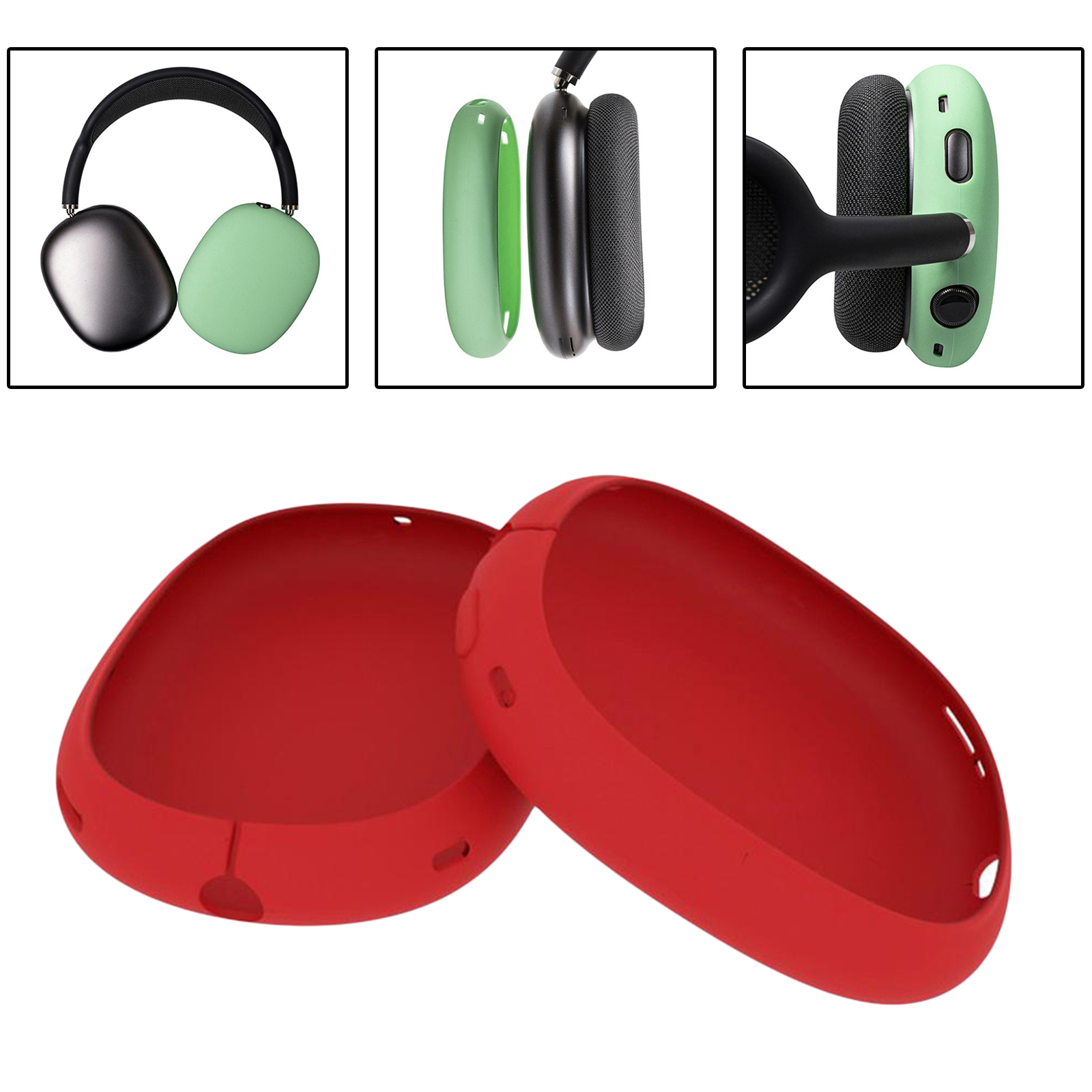 Silicone Skin Cover for  Max Headphones, Scratch Protection Case/Earpieces Cover/Headset Speakers Skin Protector