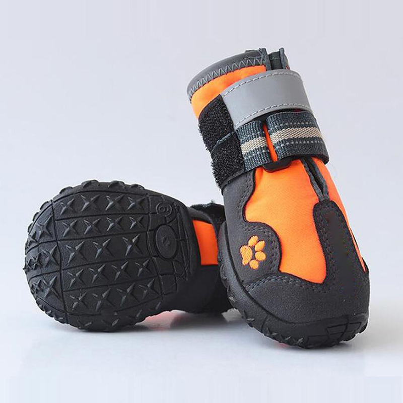 reflexiva botas de cachorro anti-deslizamento malha sapatos