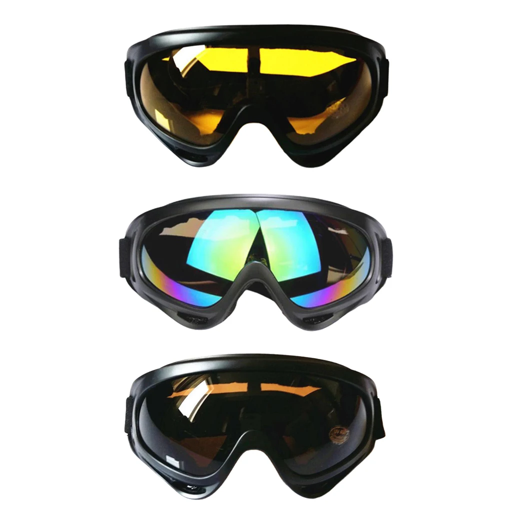 Anti Dust Wind Glasses Anti-fog Motorcycle for Ski Cycling Riding Snowboard