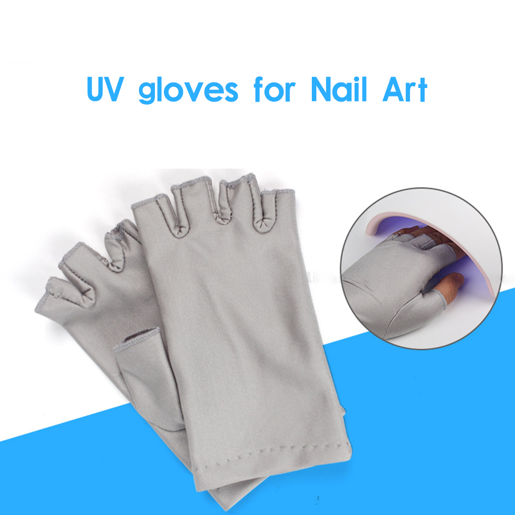 Anti UV Curing Light Lamp Gloves Radiation Nail Protection Tool Salon Use