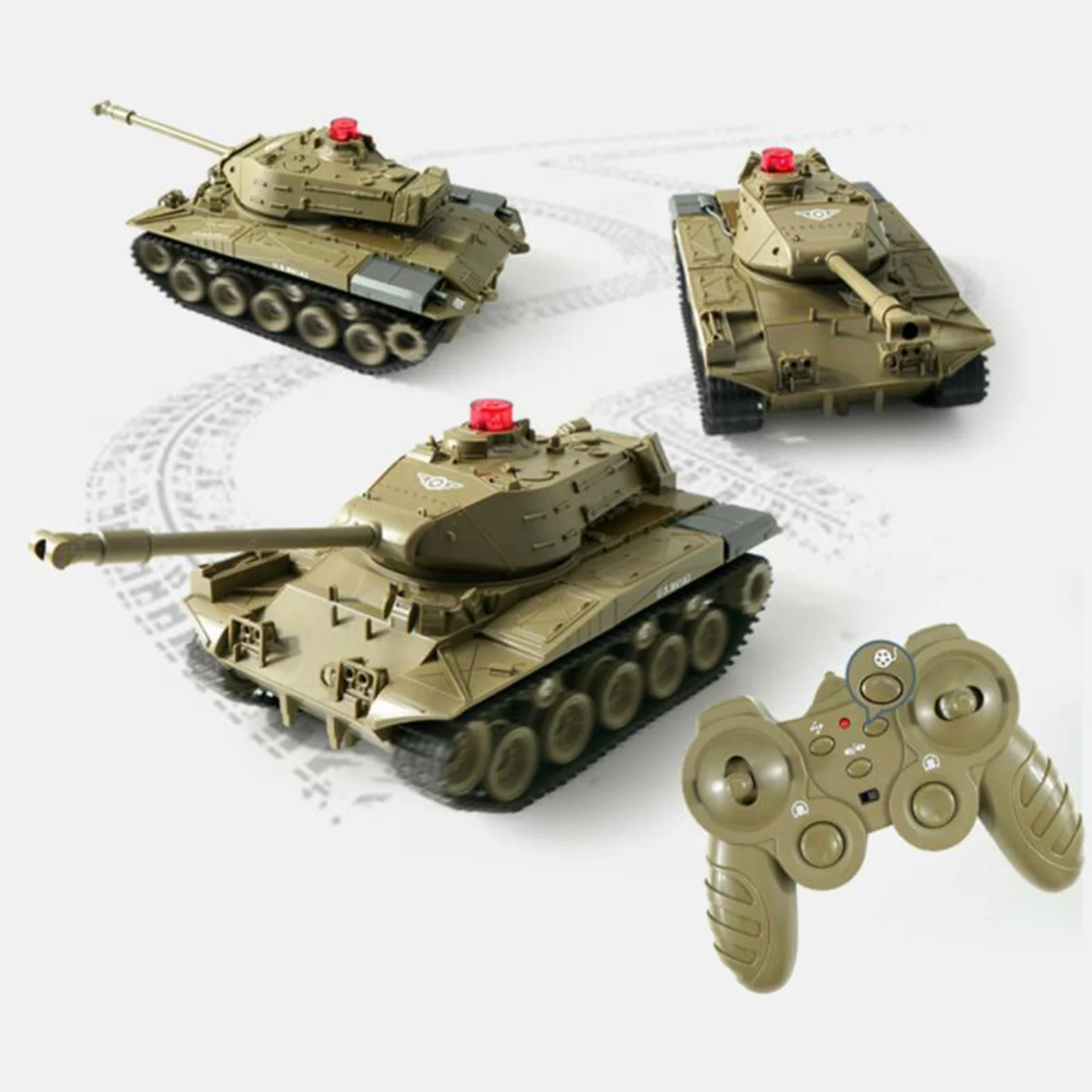 JJRC RC Tank Remote Control Battle Tank Toy That Shoots with Lights & Realistic Sounds RC Vehicle 270Rotational Toy Truck