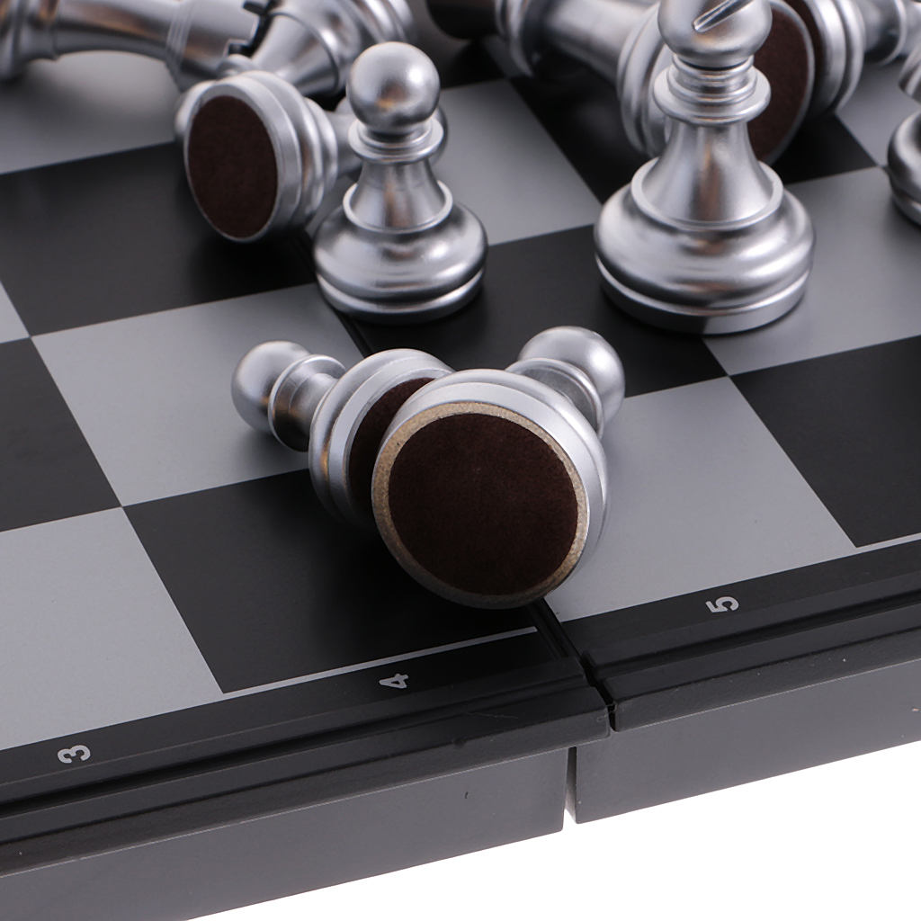 HIPS  Gold And Silver Folding International Chess Classic Game Set Children