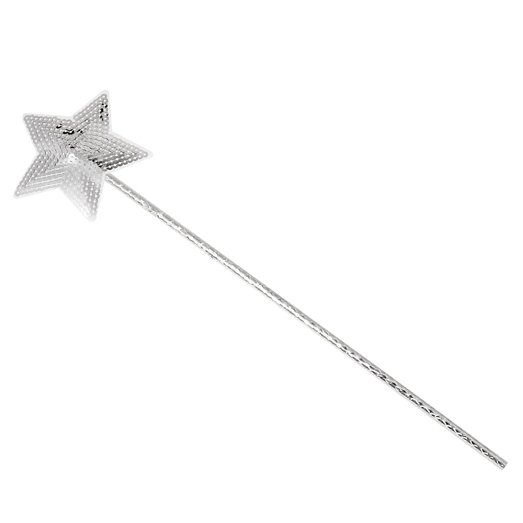 Fairy Wand Magic Wand,Star Shape Elf Forest Fairy Wood Elf Rod Staff Star Rod Carnival Accessory Costume