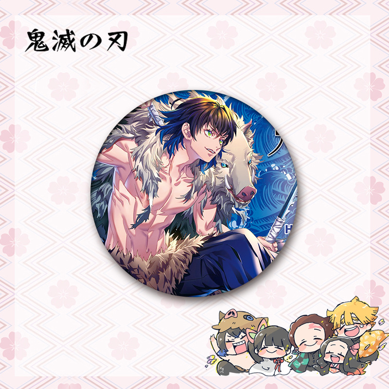 New Anime Demon Slayer 58mm Anime Tinplate Nezuko Tanjirou Butterfly Bear Badge Ornament Backpacks Bag Badges Button Brooch Pins New Anime Demon Slayer 58mm Anime Tinplate Nezuko Tanjirou Butterfly Bear Badge Ornament Backpacks Bag Badges Button Brooch Pins