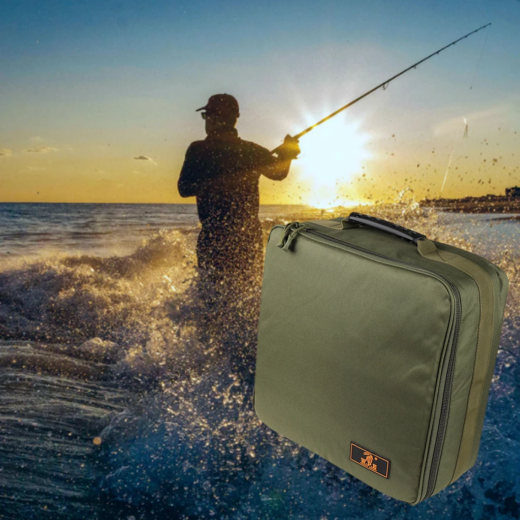 Waterproof Fishing Bag Nylon Large Capacity Multifunctional Lure Fishing Tackle Pack Outdoor Fishing Handbag Splash