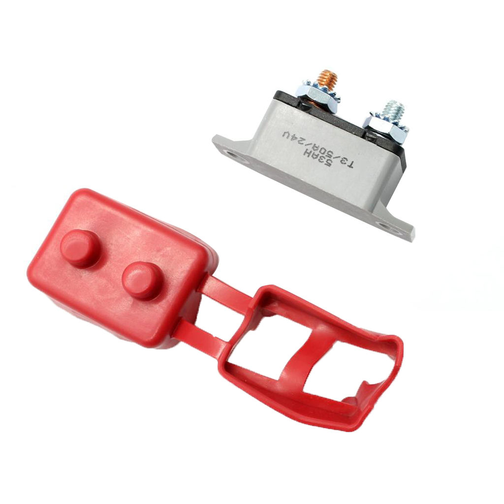 Waterproof 50A Circuit Breaker With Bolt Replacement Fuse Holder