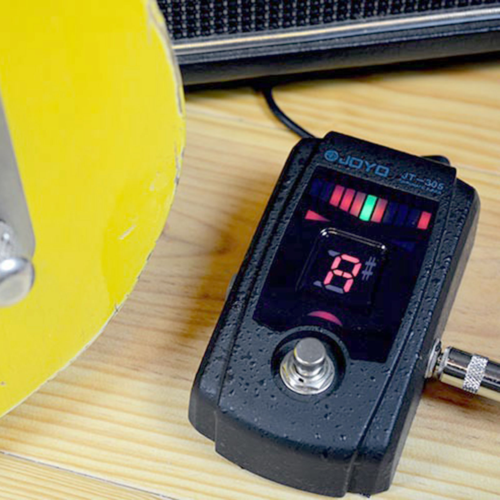 High Precision Chromatic Tuner Pedal with Lcd Screen for Guitar And