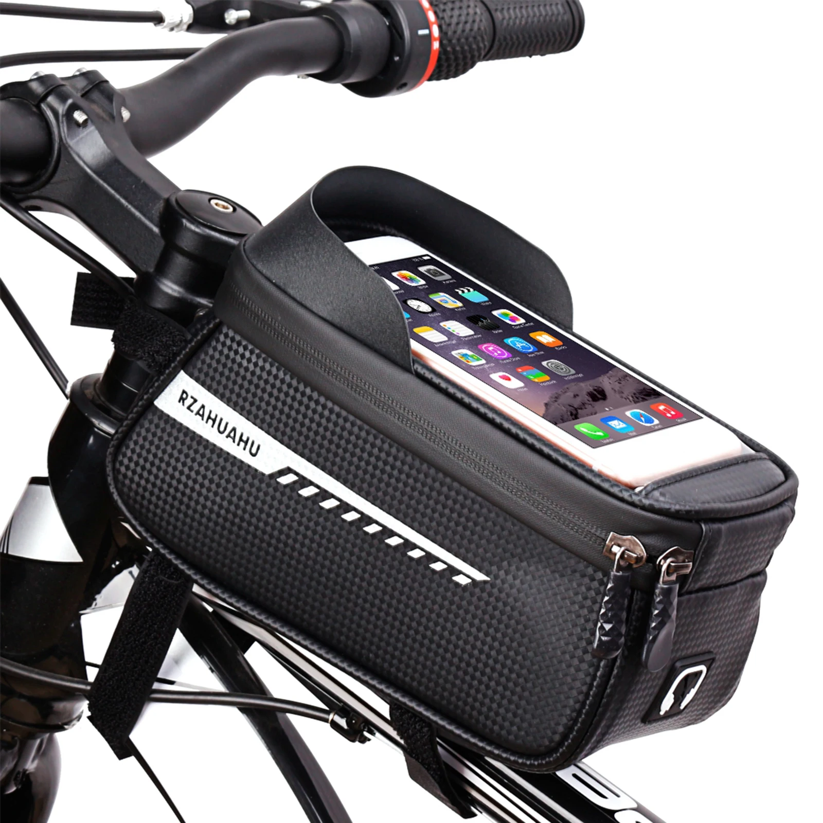 Cycling Front Tube Bag Crossbar Mobile Phone Pouch Holder Details about   Bike Frame Bag 