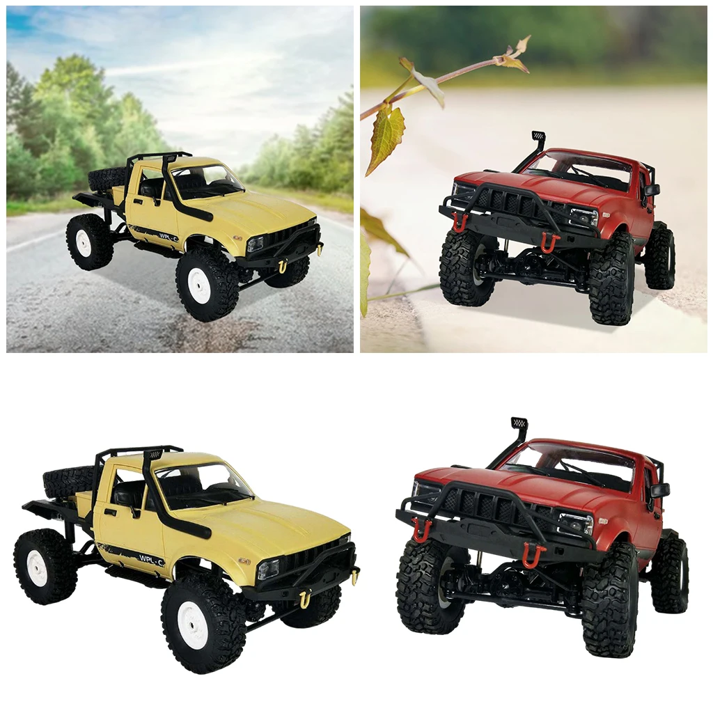 WPL C14 RC Truck 1:16 4WD Children 2.4G Off-Road Car Electric 15km/H RTR Mini Racing Car Toy Gifts For Kids Toys