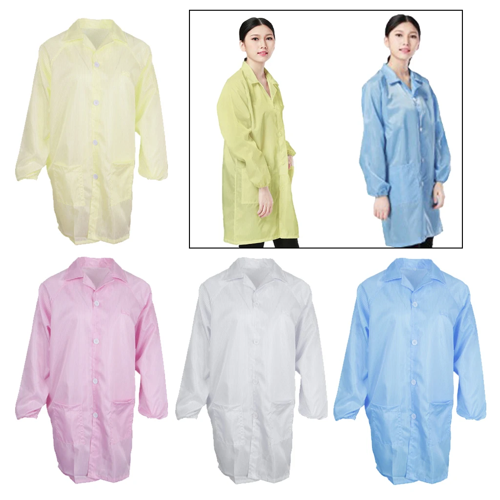 ESD Anti-Static Premium Lab Jacket Coat Women    Clothing Gown