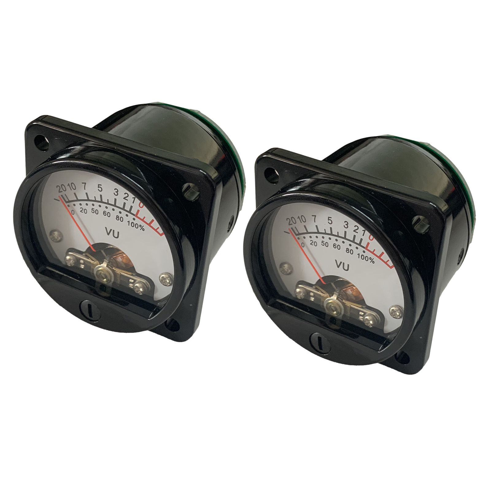 2x Analog VU Meter Panel Kit DB Decibel Level Tester Warm Backlight Recording Amplifier CQ-45W